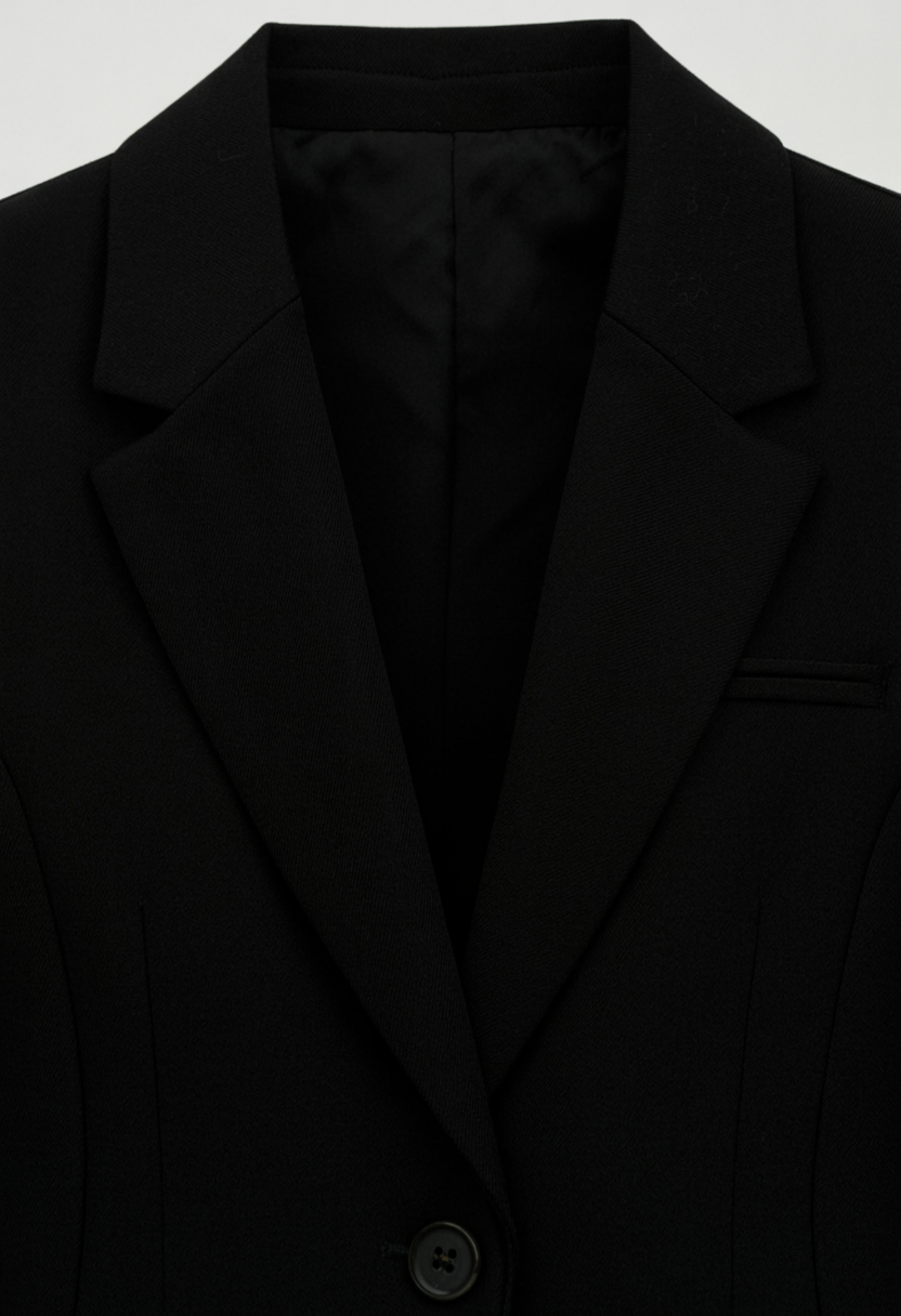 Dames Slanke Zwart Blazer