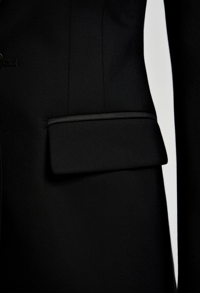 Dames Slanke Zwart Blazer