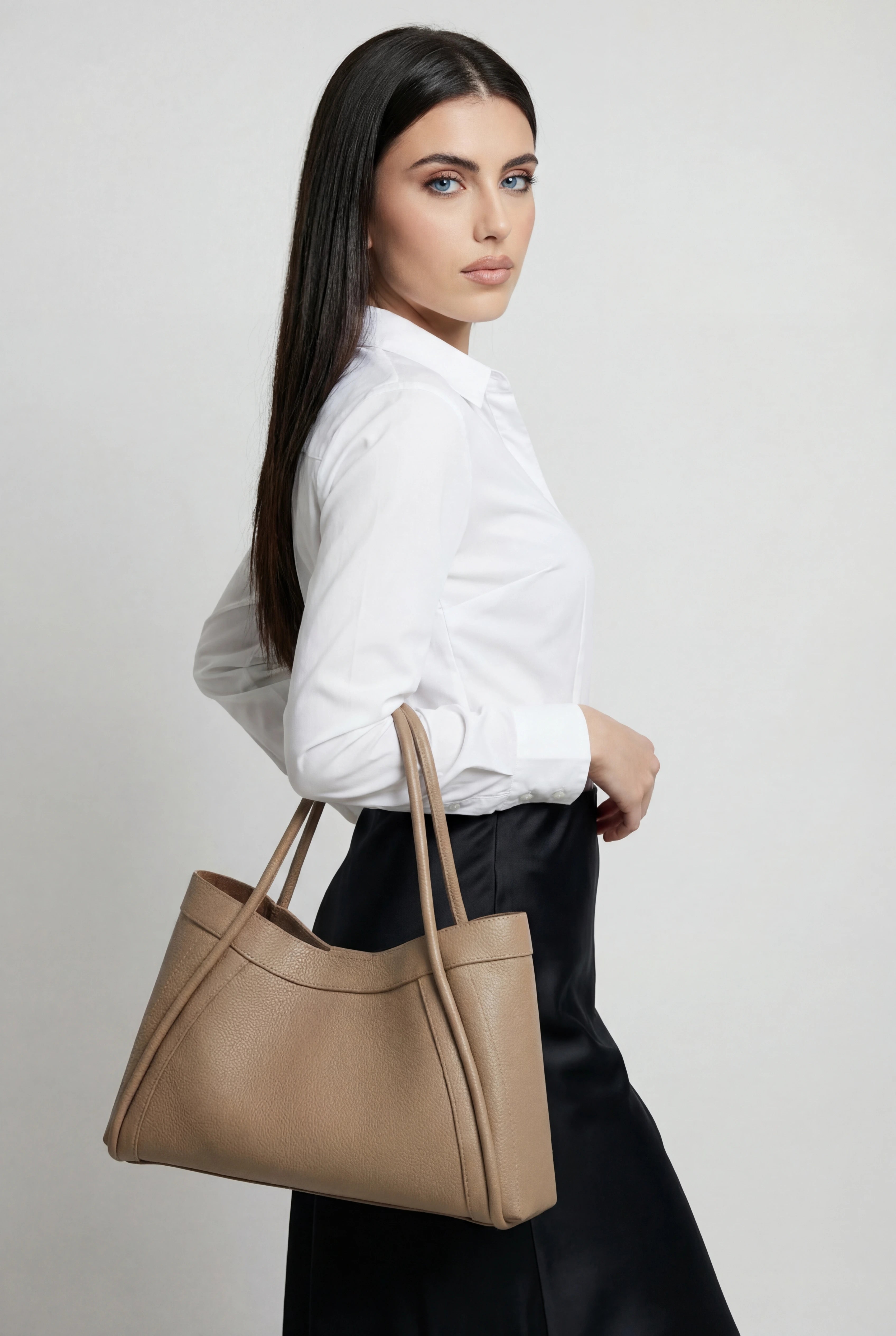 Dames Stijlvolle Draagtas met Grote Capaciteit