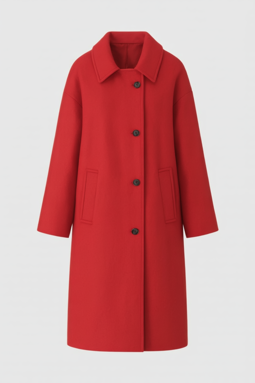 Dames Wollen Losse Jas