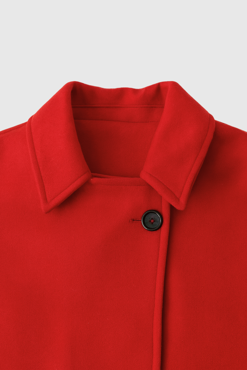 Dames Wollen Losse Jas