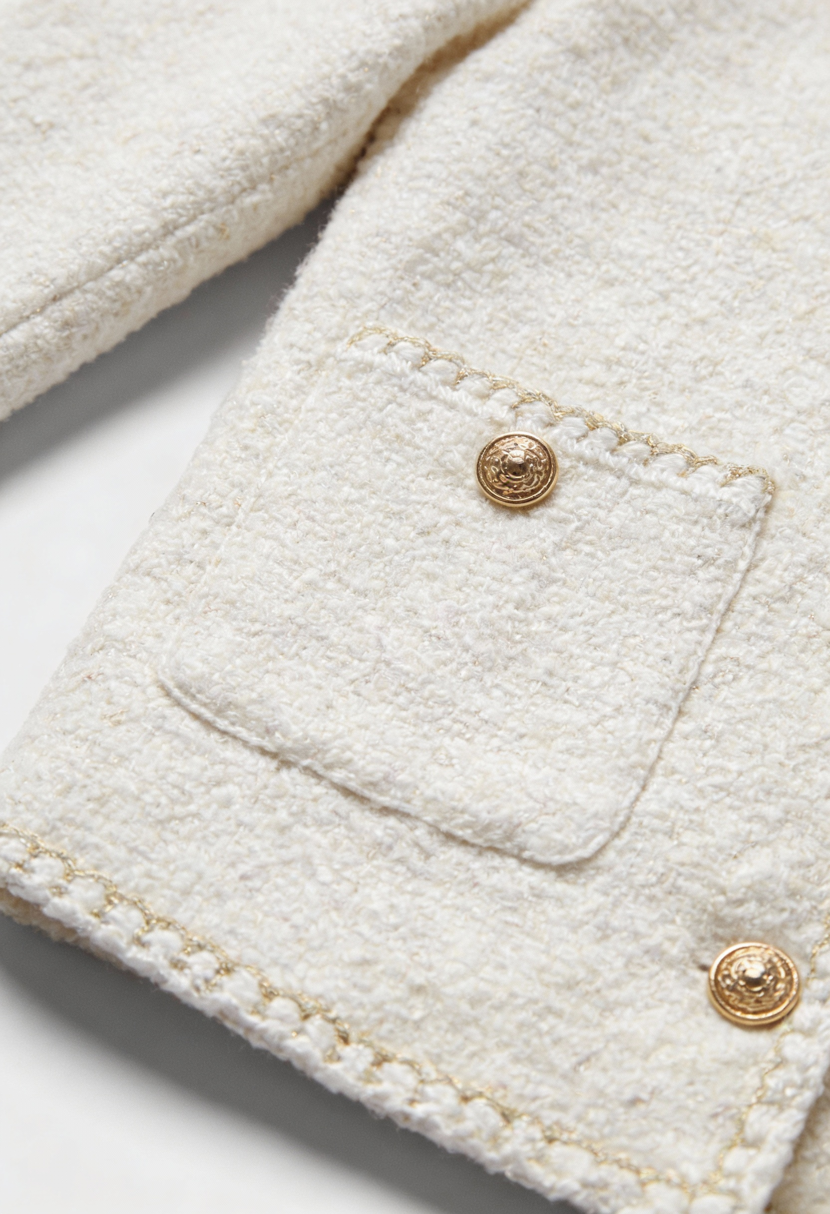 Elegante Dames Vintage Tweed Vestje