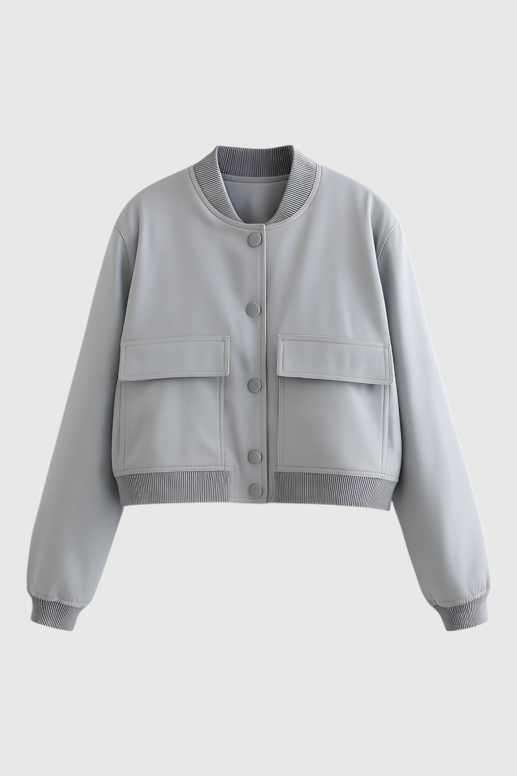 Dames Elegante Bomberjack - Melkwit