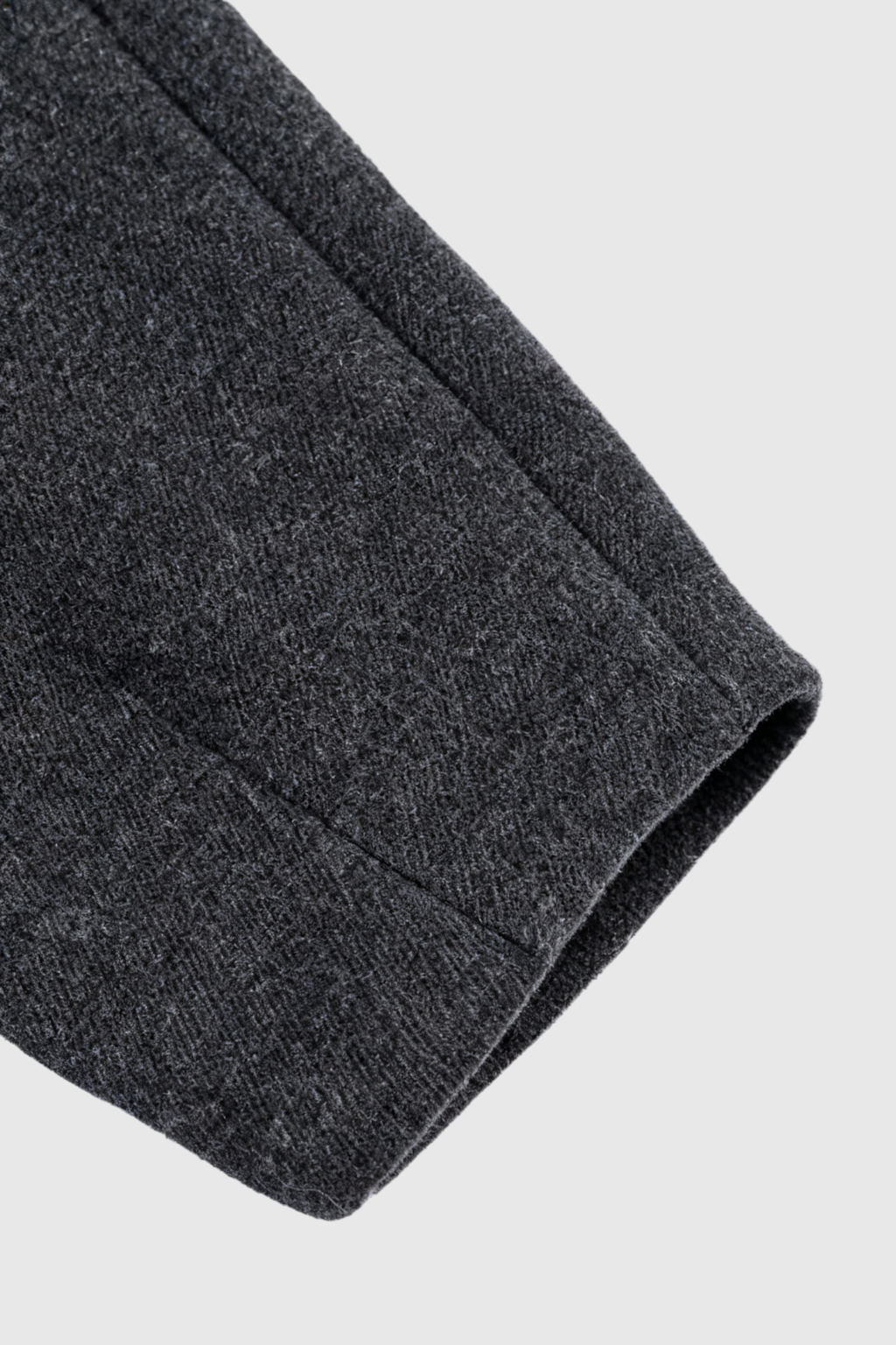 Grijze Lange Dames Jas Winter met Opstaande Kraag