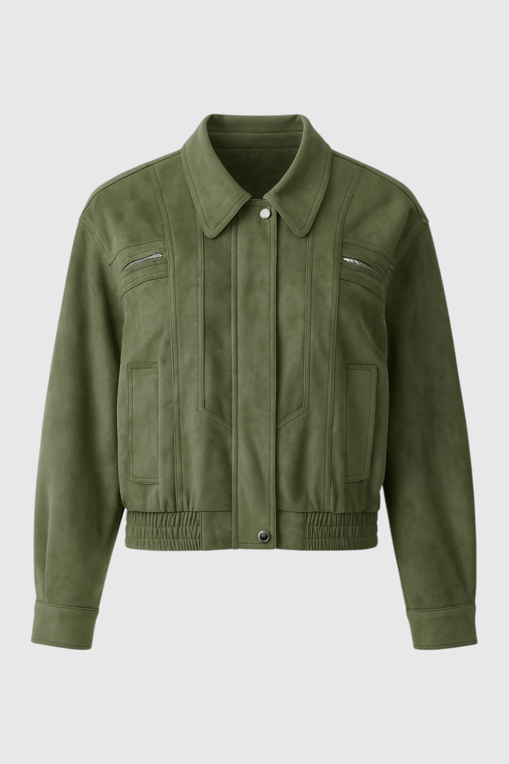 Groen Bomberjack voor Dames