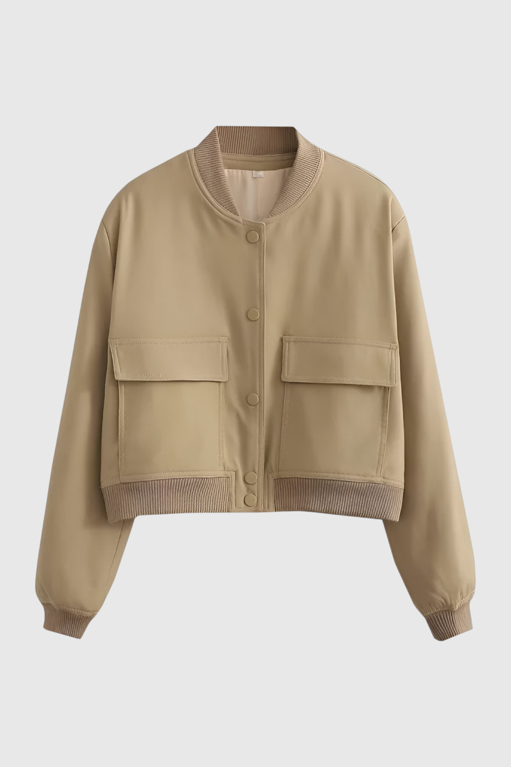 Dames Elegante Bomberjack - Melkwit