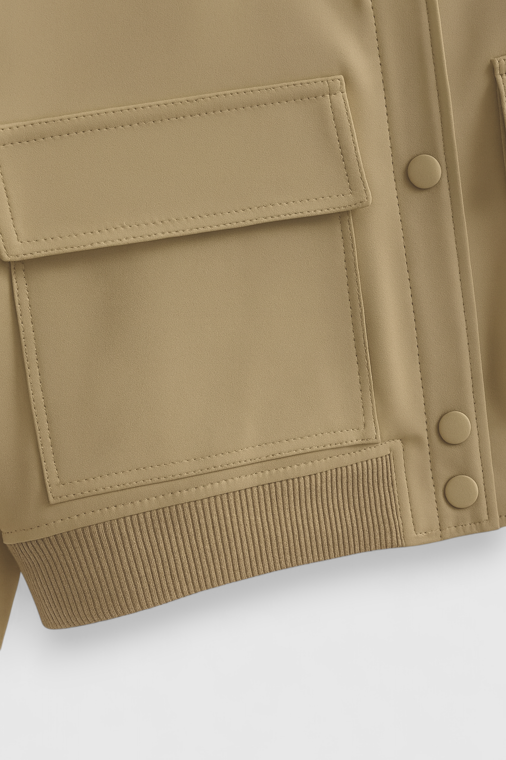 Dames Elegante Bomberjack - Khaki