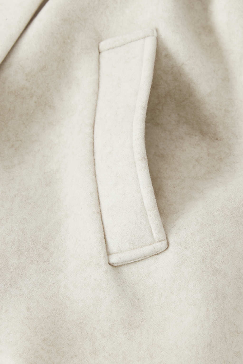 Lange Beige Jas met Capuchon