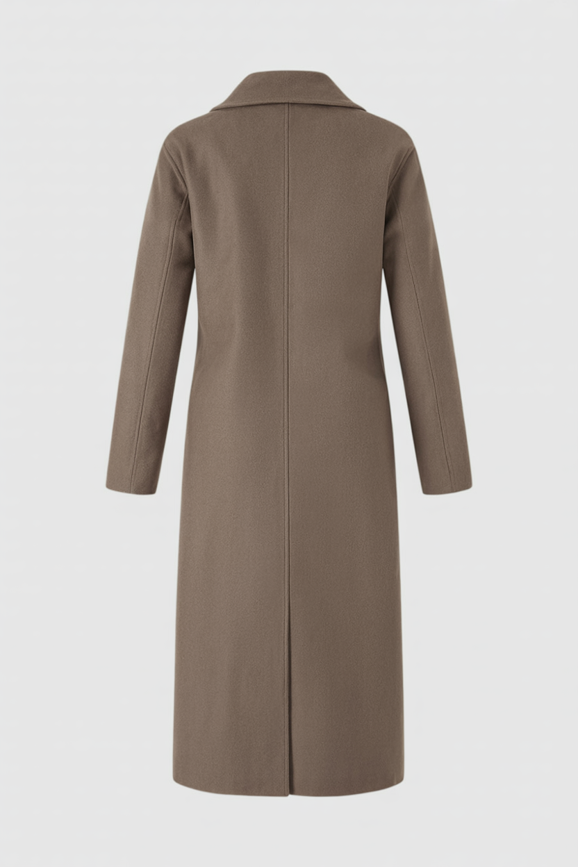 Lange Dames Bruin Jas