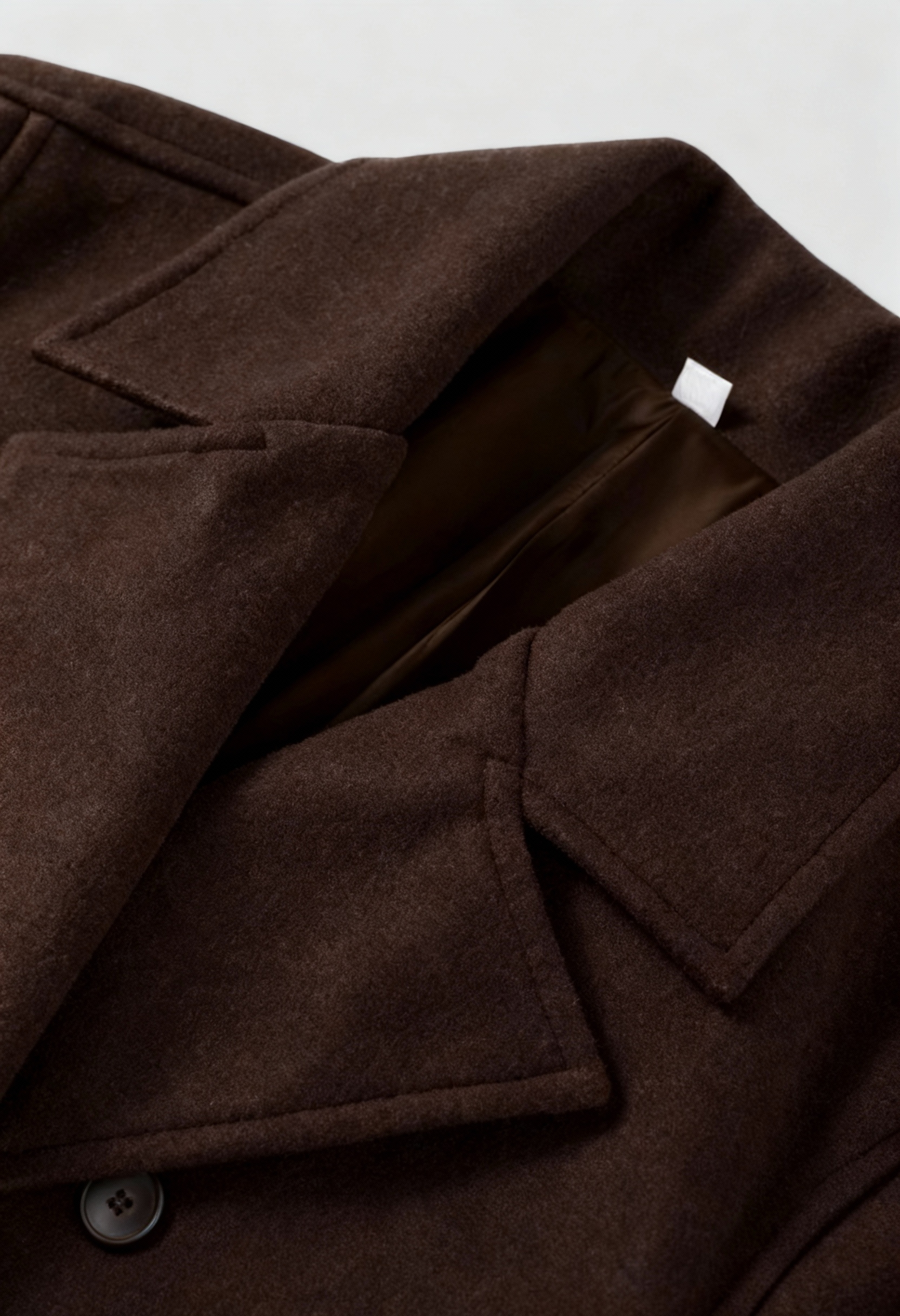 Lange Dames Donkerbruin Jas