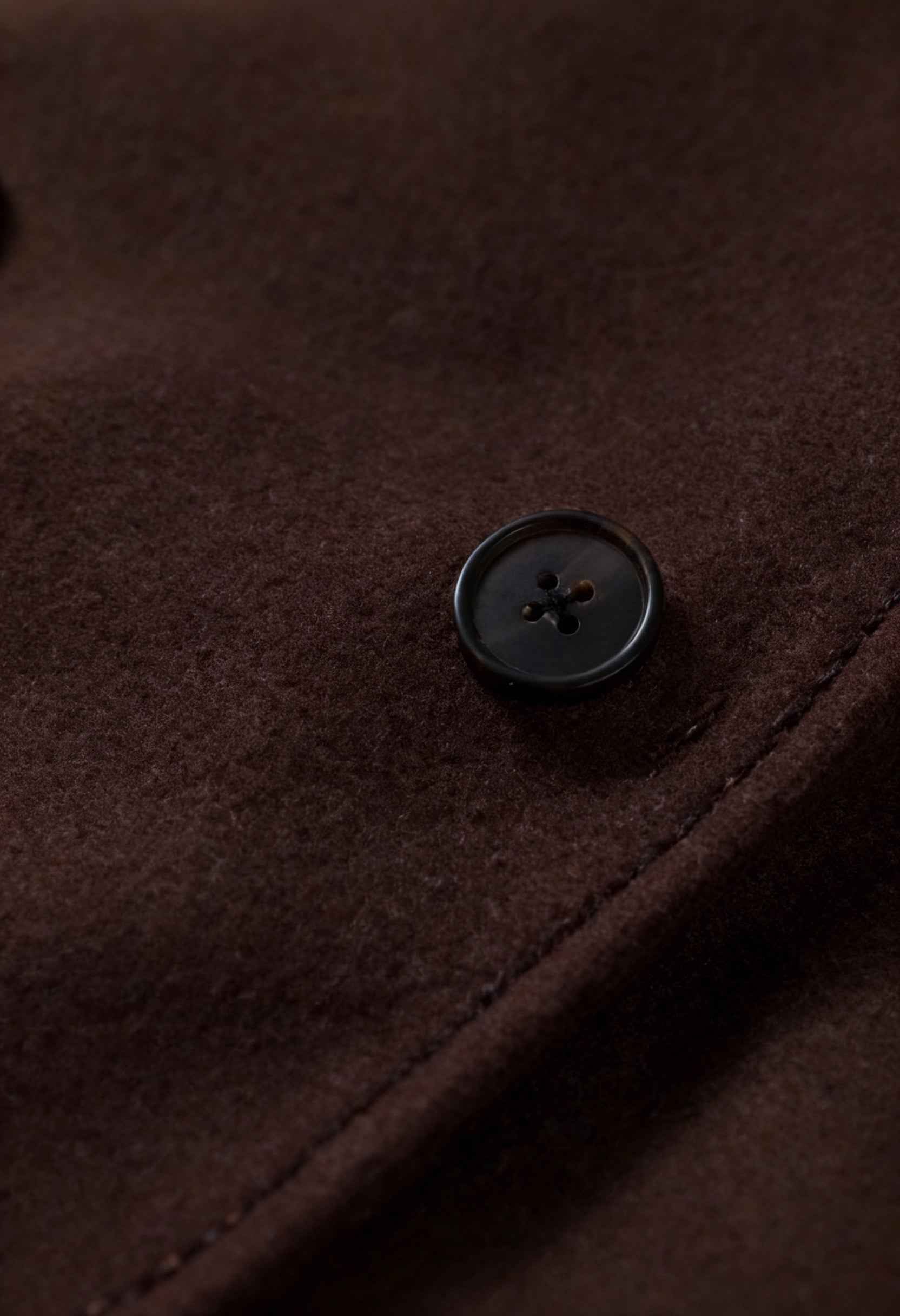 Lange Dames Donkerbruin Jas