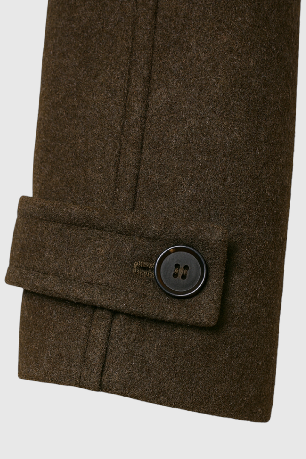 Lange Dames Jas Winter in Bruin