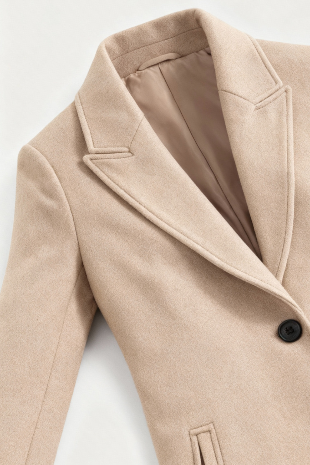 Lange Dames Khaki Winterjas