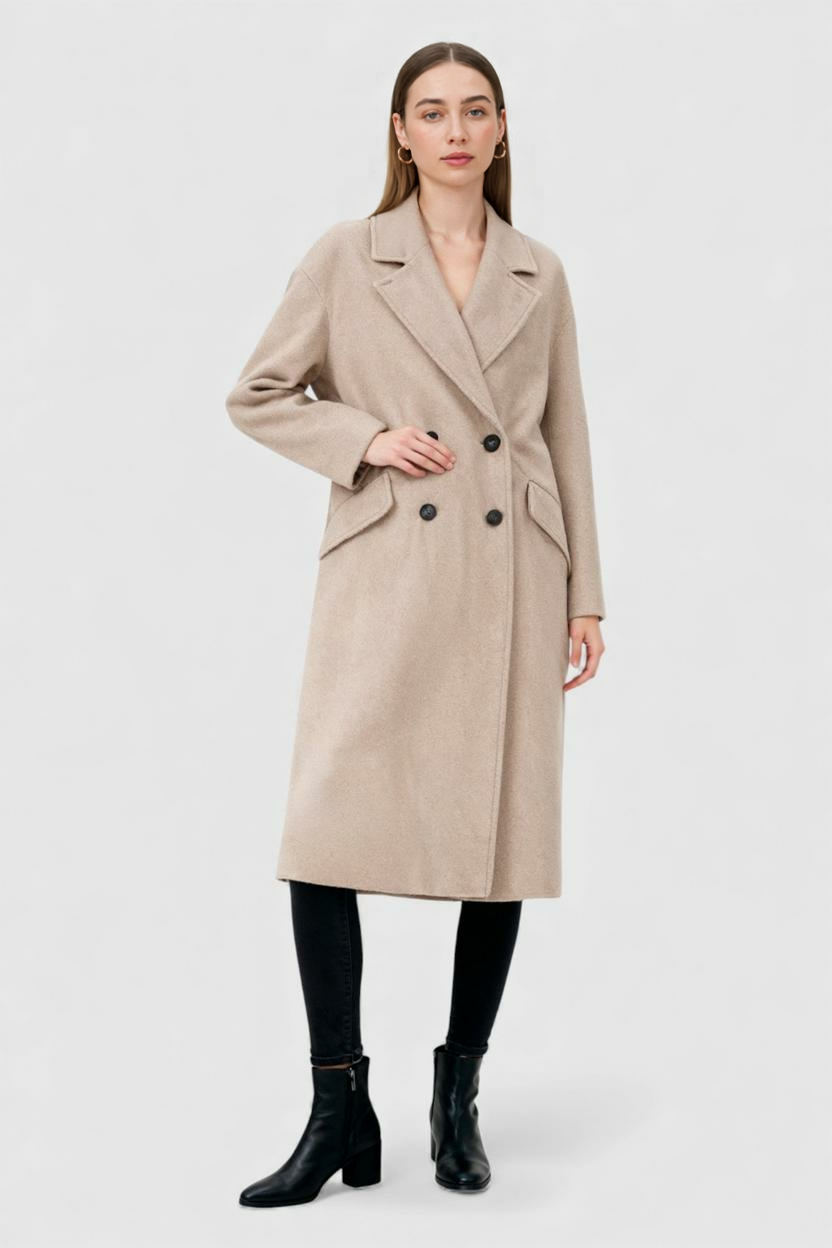 Lange  Khaki Jas voor Dames