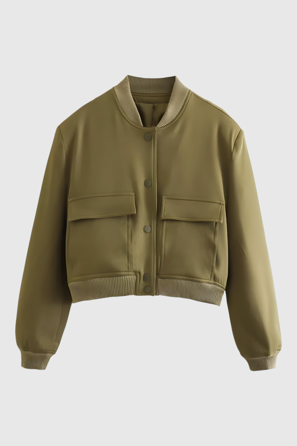 Dames Elegante Bomberjack - Melkwit