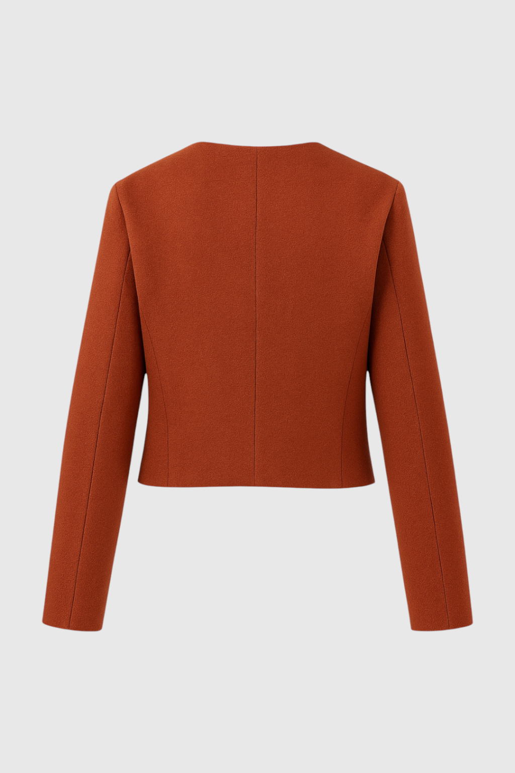Oranje-rood Wintershortjack voor Dames