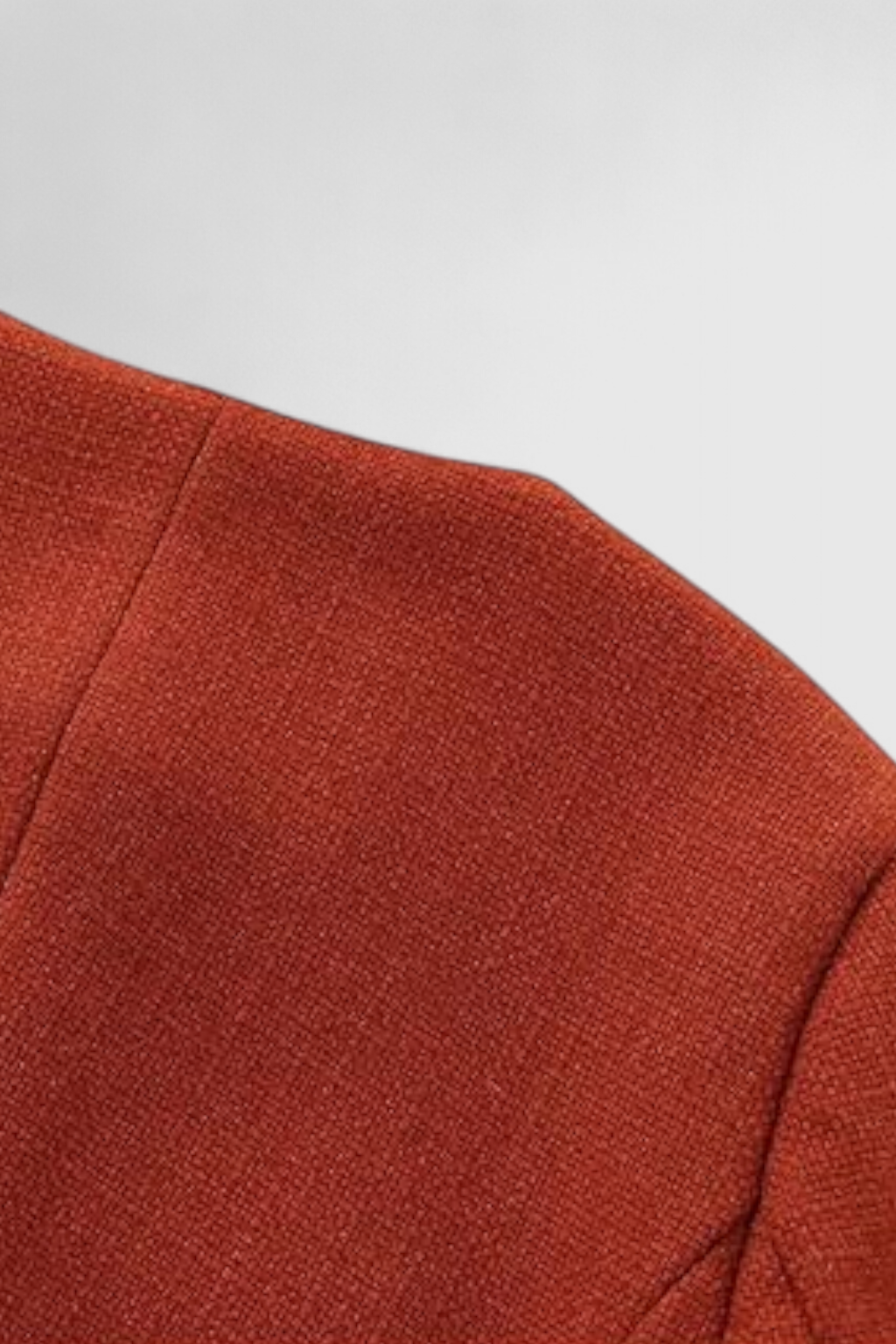 Oranje-rood Wintershortjack voor Dames