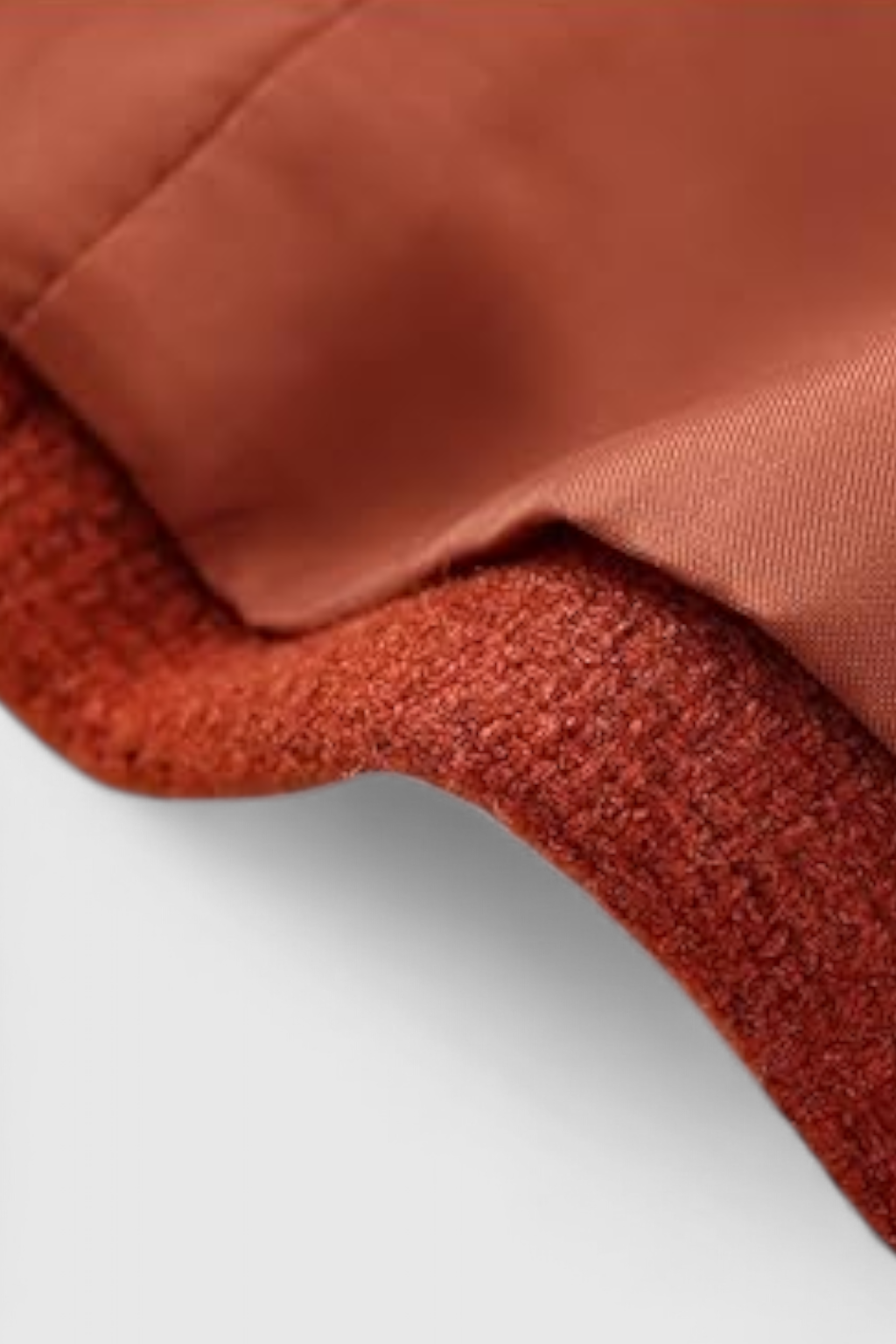 Oranje-rood Wintershortjack voor Dames
