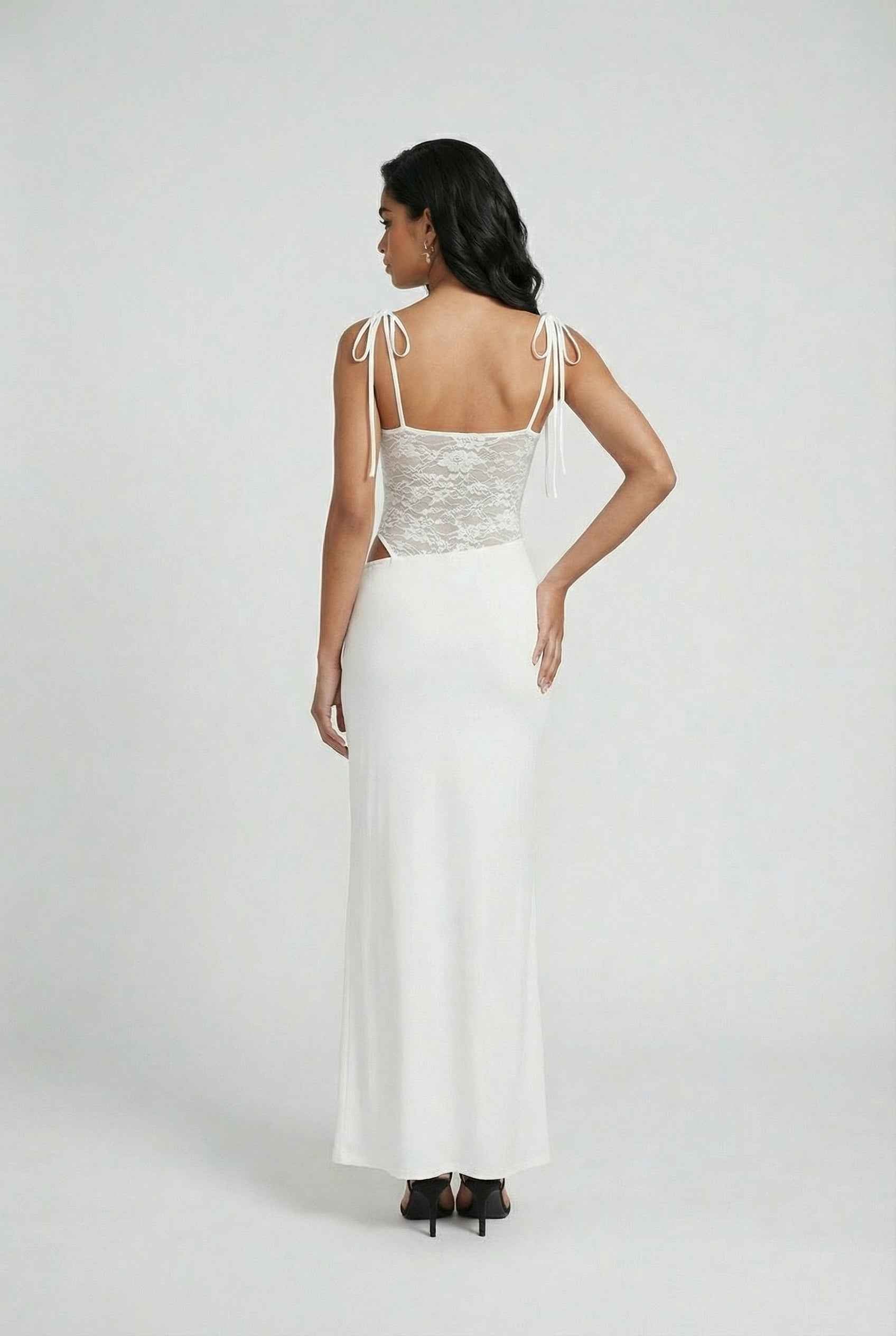 Chocolate Brown Bodycon Maxi Dress