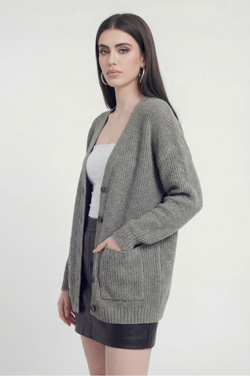 Cardigan Women's with Oversized Fit