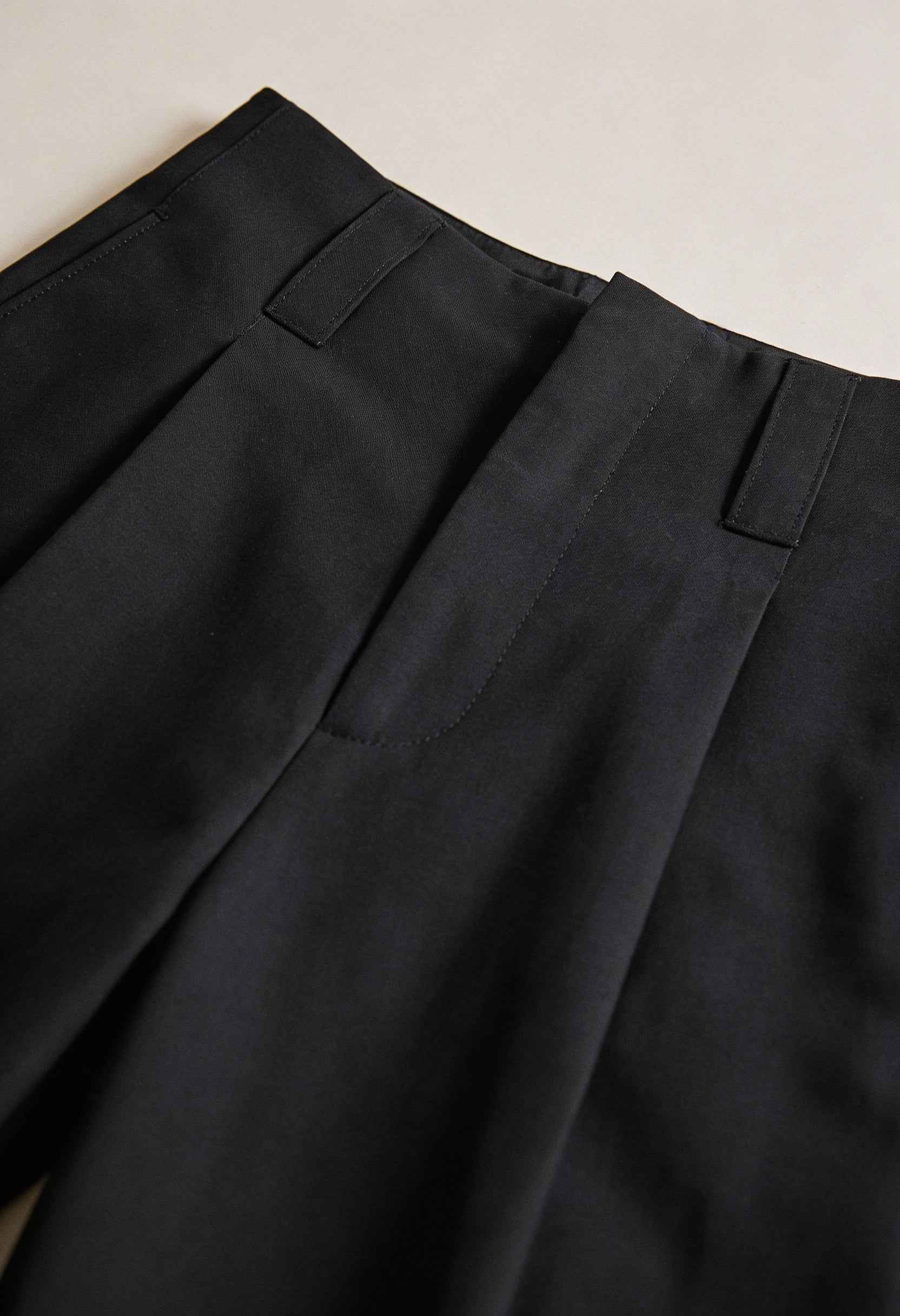 Vrouwen Hoge Taille Grijs Geplooide Broek