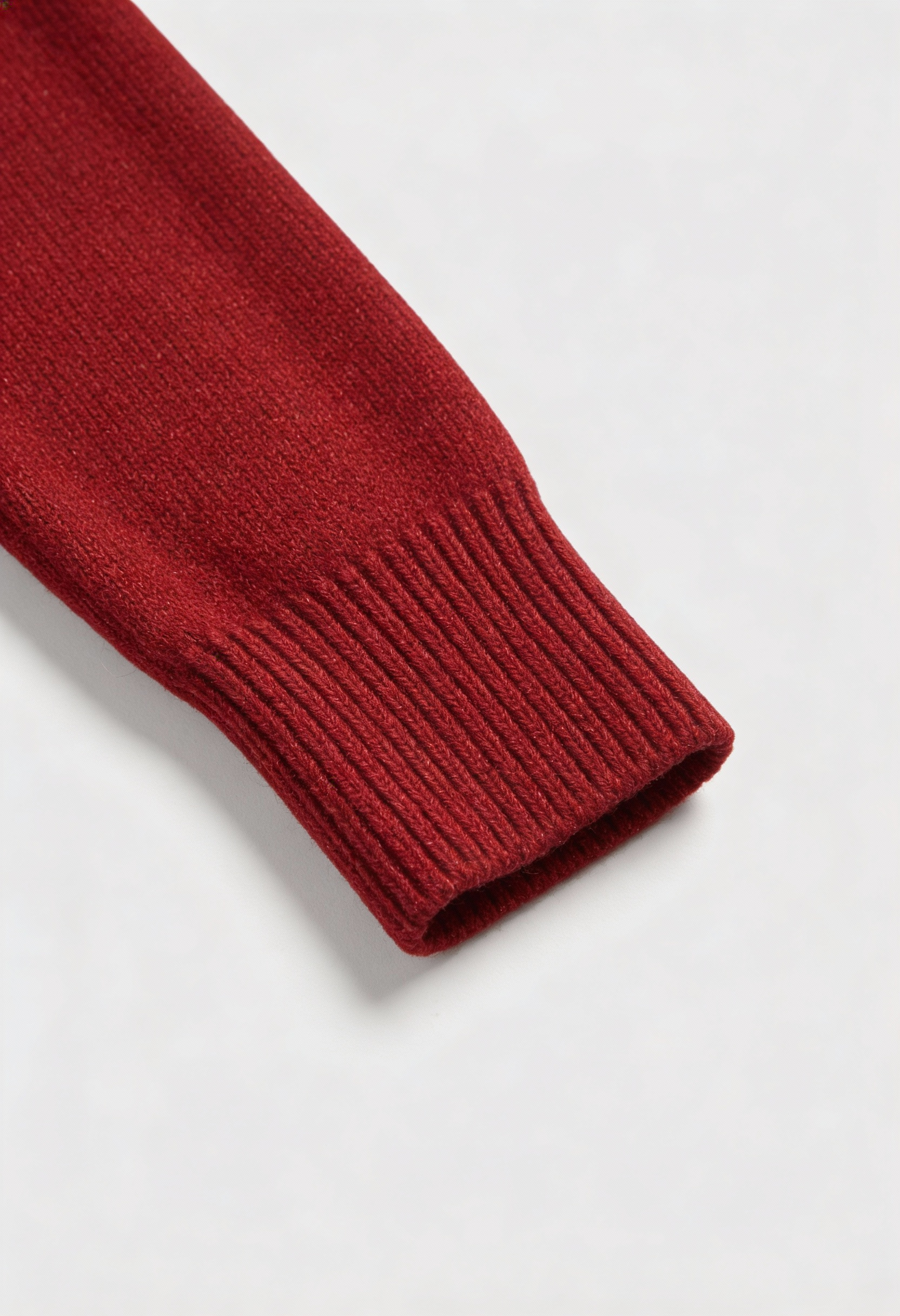 Women's Slim Burgundy V-Neck Cardigan