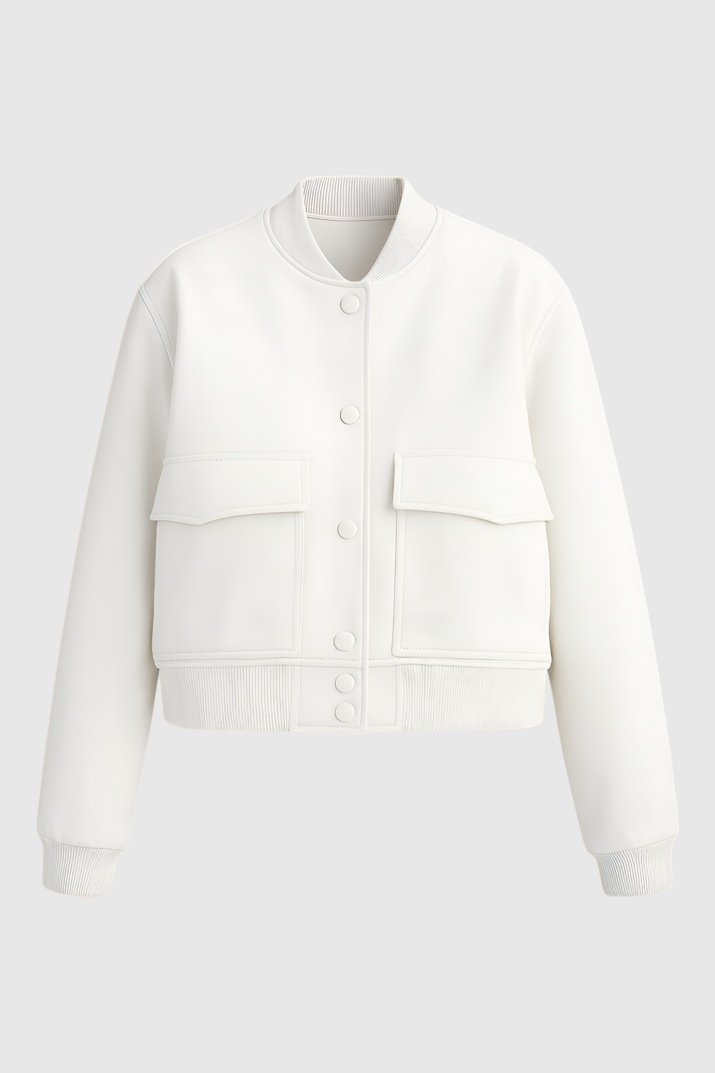 Dames Elegante Bomberjack - Wit