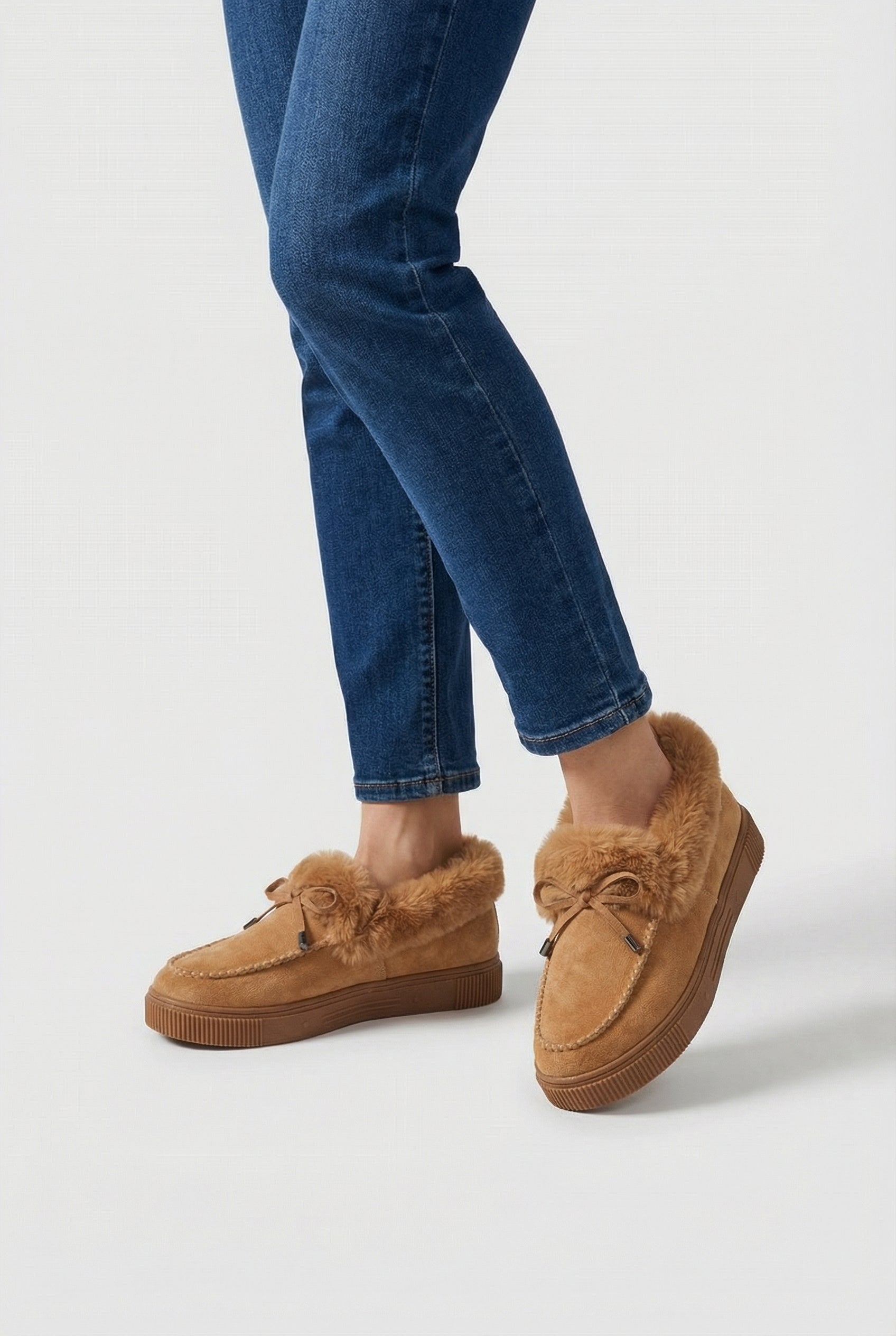 Women's Cozy Light Brown Snow Boots - View 3 | Vanda Liamo