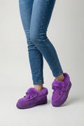 Women's Purple Winter Snow Boots