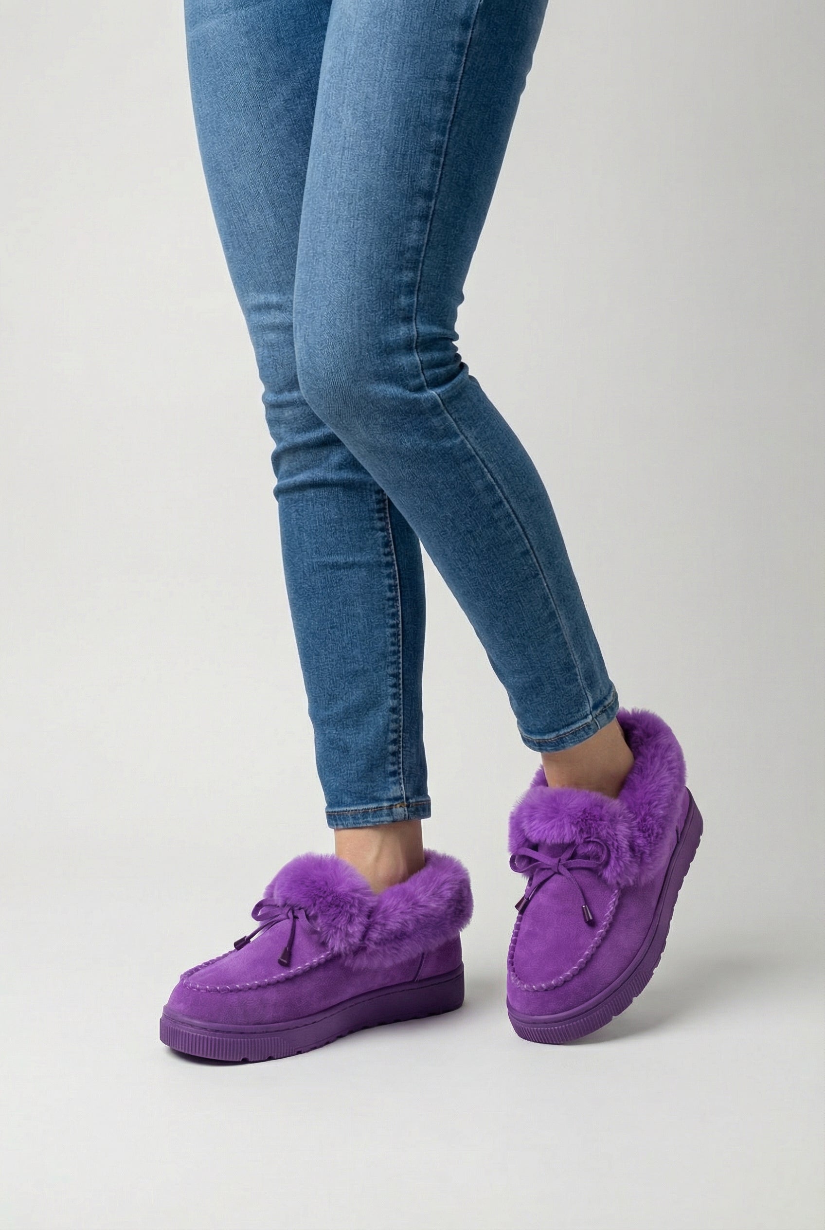 Women's Purple Winter Snow Boots