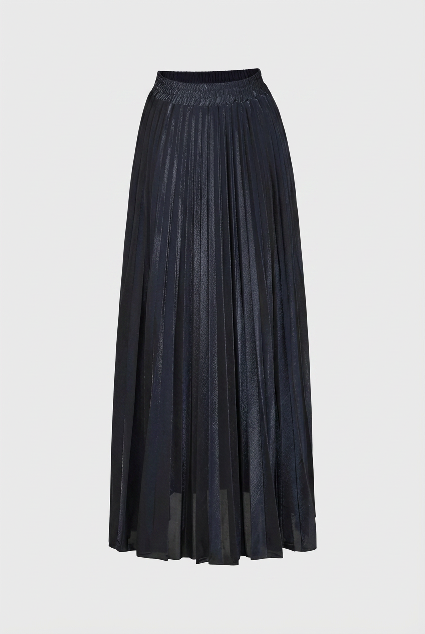 Women's Black Pleated Skirt