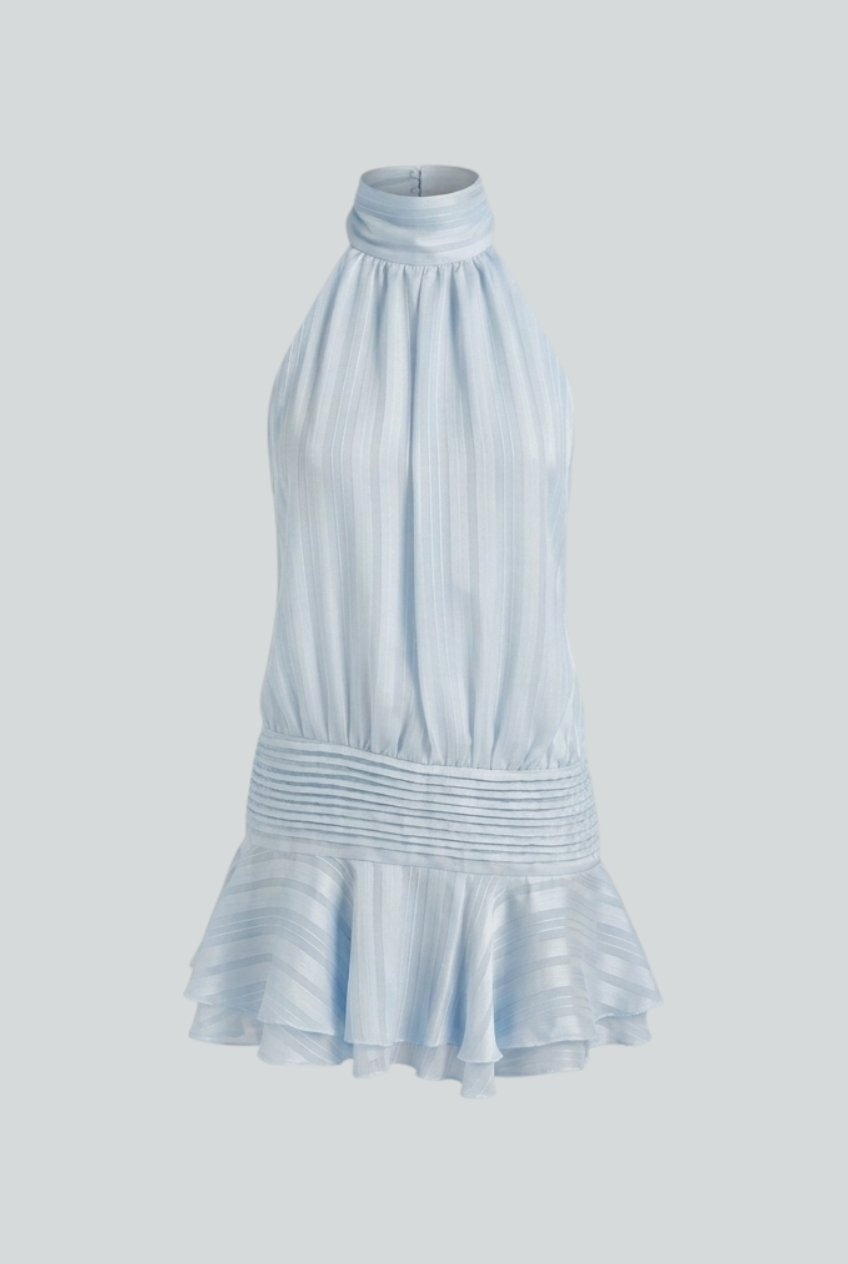 Women’s Chic Blue Mini Summer Dress – Flattering Fit for Effortless Day Looks