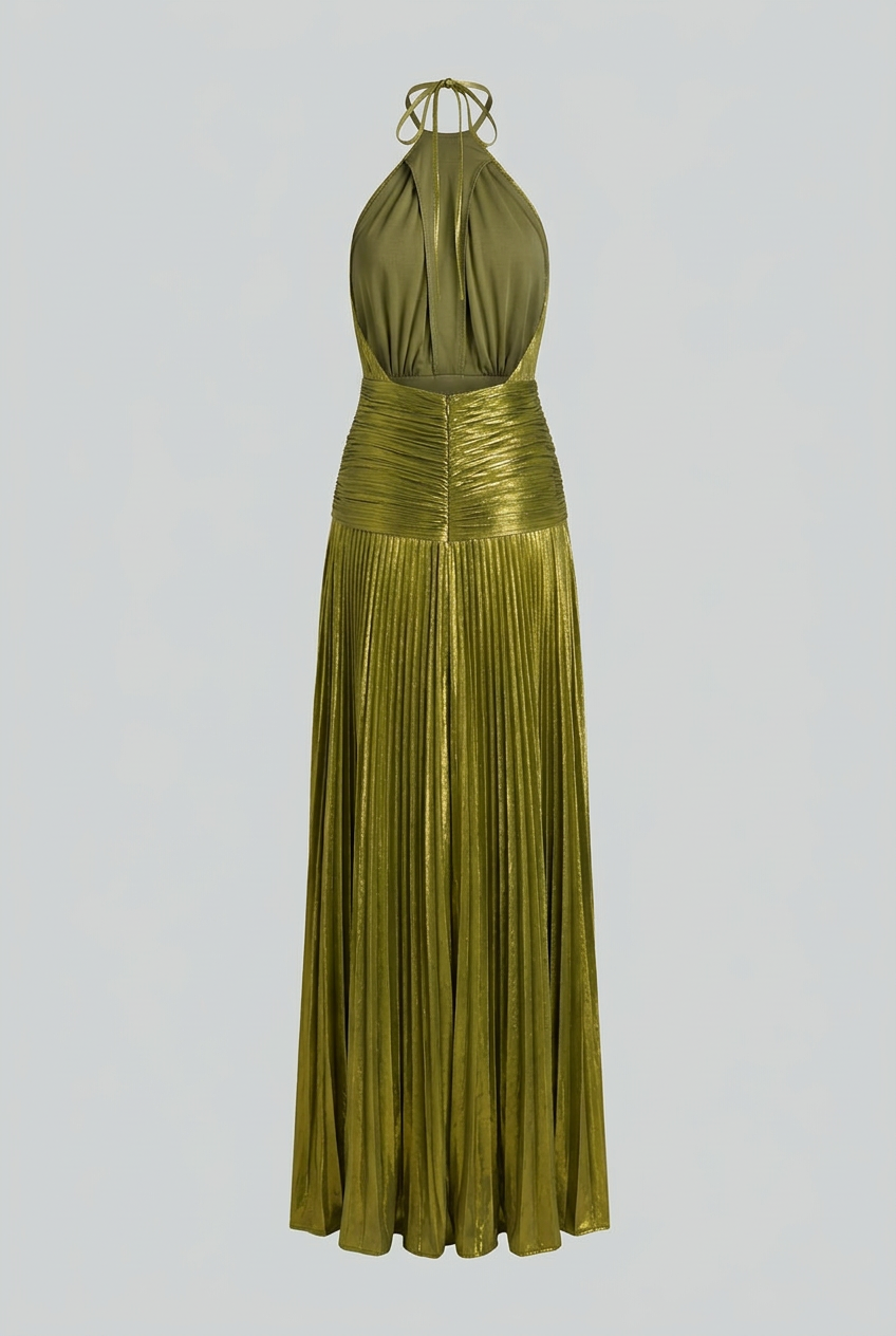 Women's Olive Green Maxi Dress
