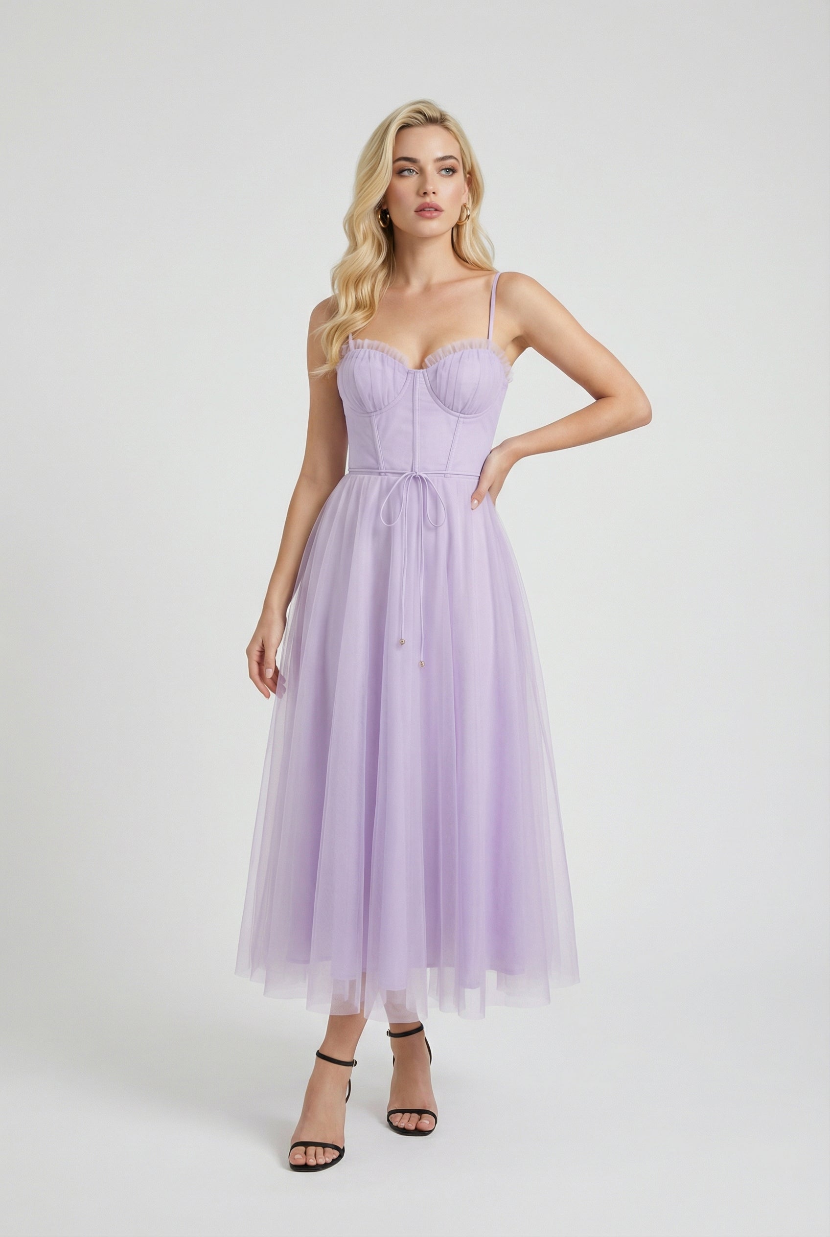 Women’s Purple Midi Dress