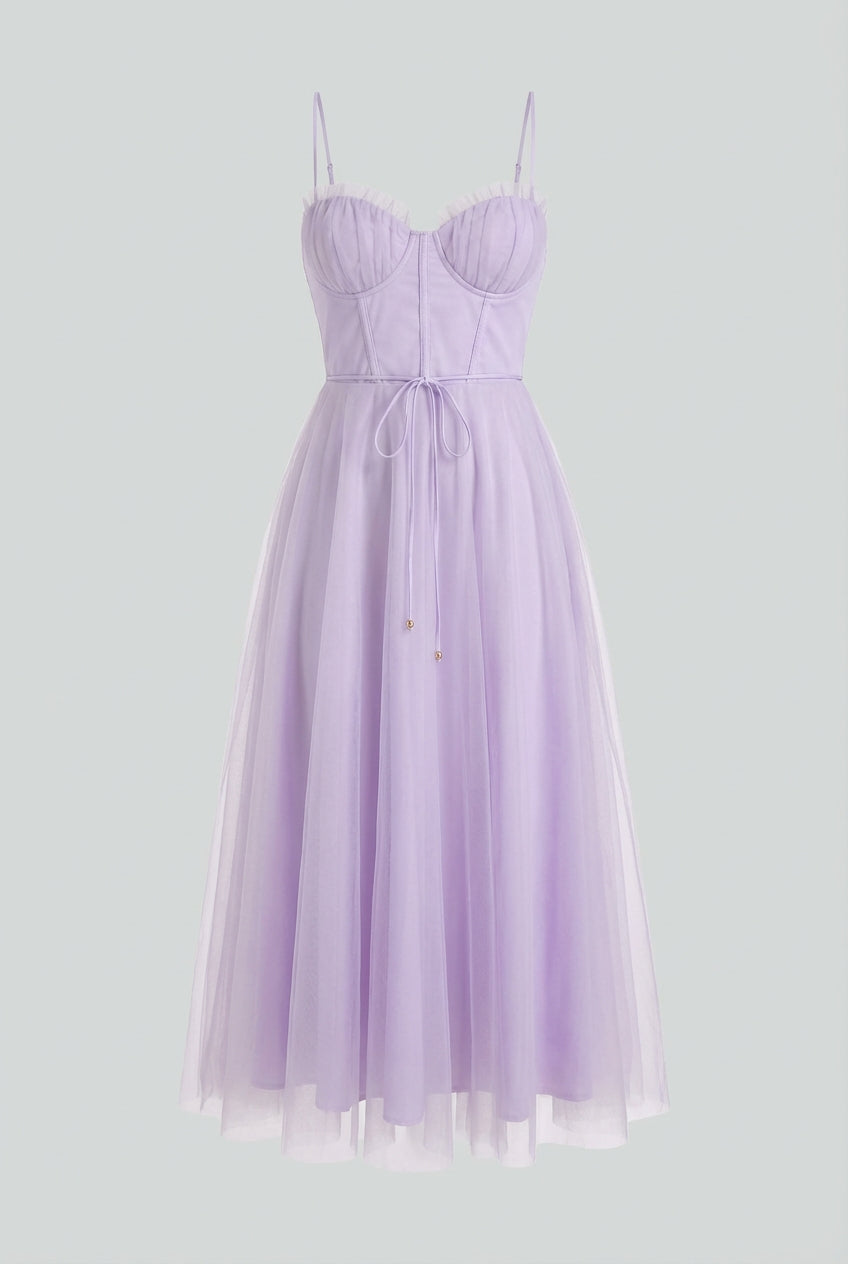 Women’s Purple Midi Dress