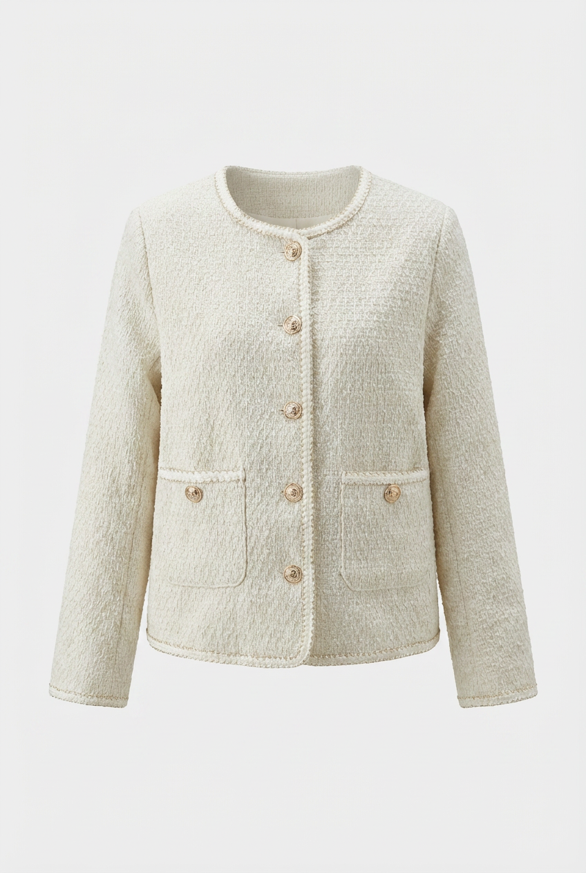 Cardigan : Women's Vintage Knit Cardigan Sweater - Soft Cotton Blend, Button-Front in van Vanda Liamo