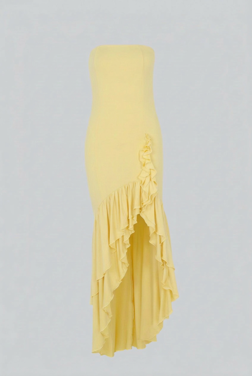 Yellow Tube Dress for Women - view 5