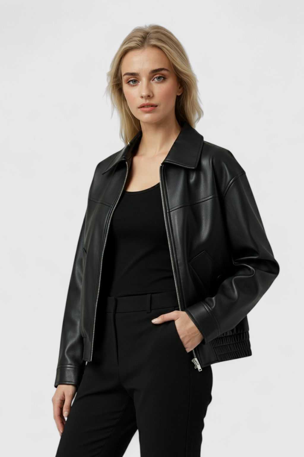 Dames Trendy Jasje - Zwart