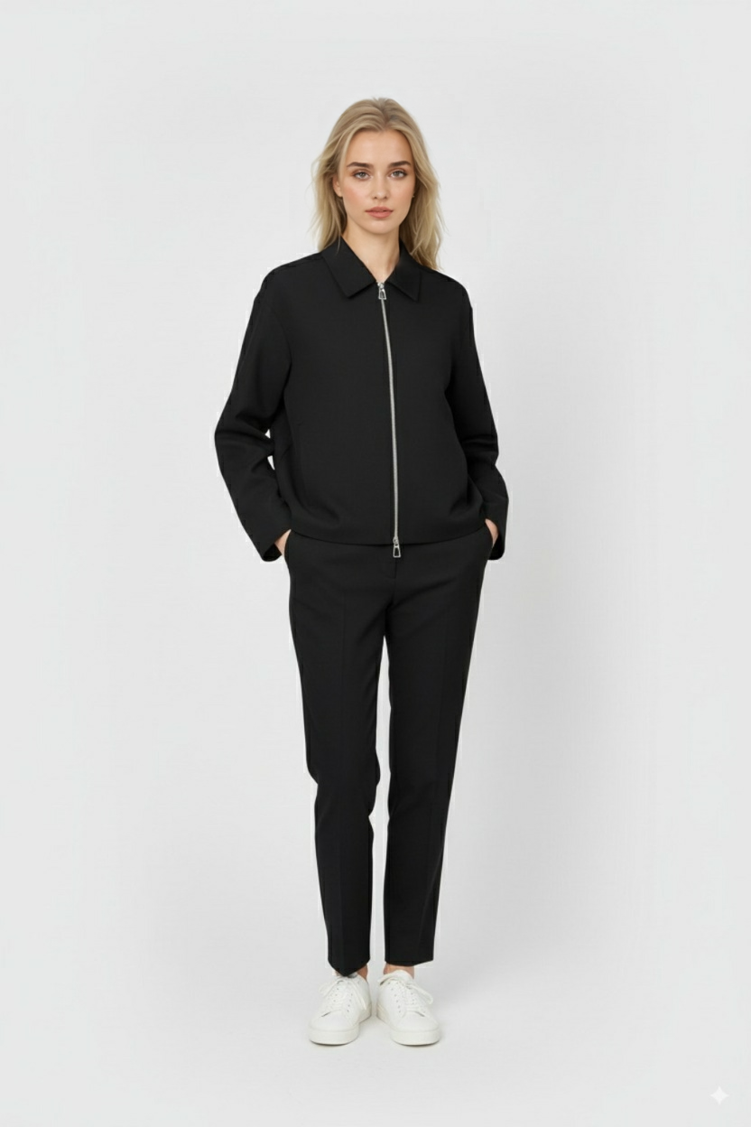 Dames Casual Bomberjack - Zwart