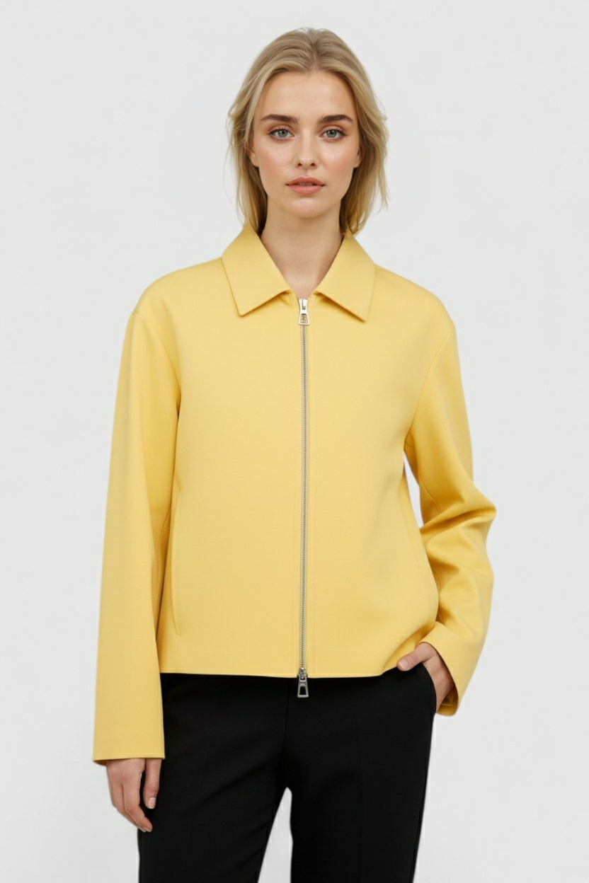 Dames Casual Bomberjack - Geel