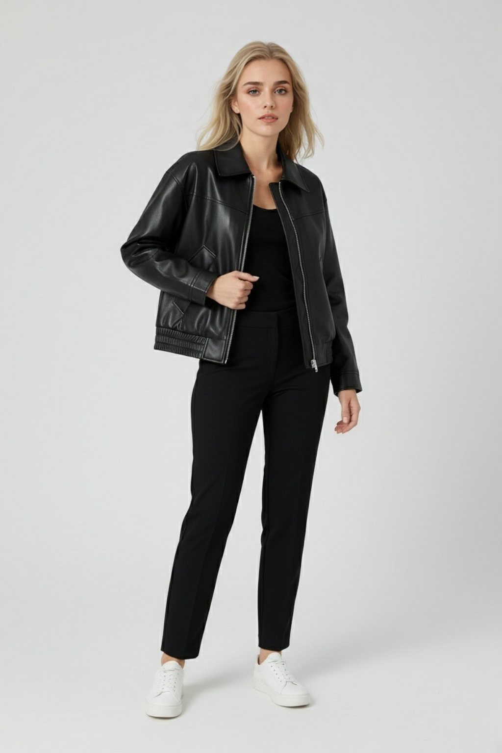Dames Trendy Jasje - Zwart